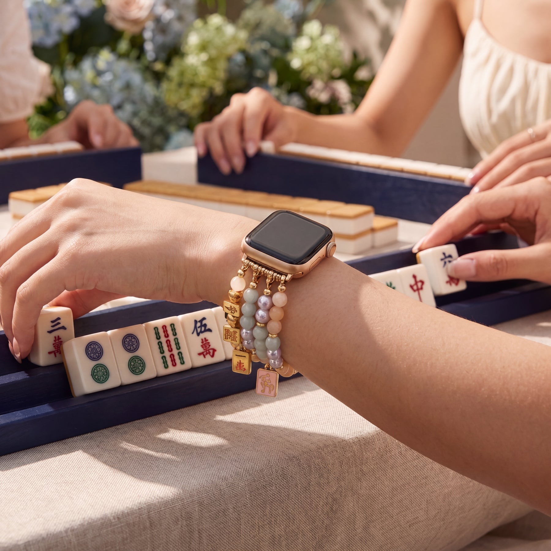 Cinturino elastico Lucky Mahjong per Apple Watch
