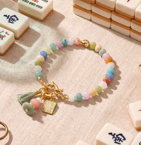 Braccialetto portafortuna Lucky Mahjong