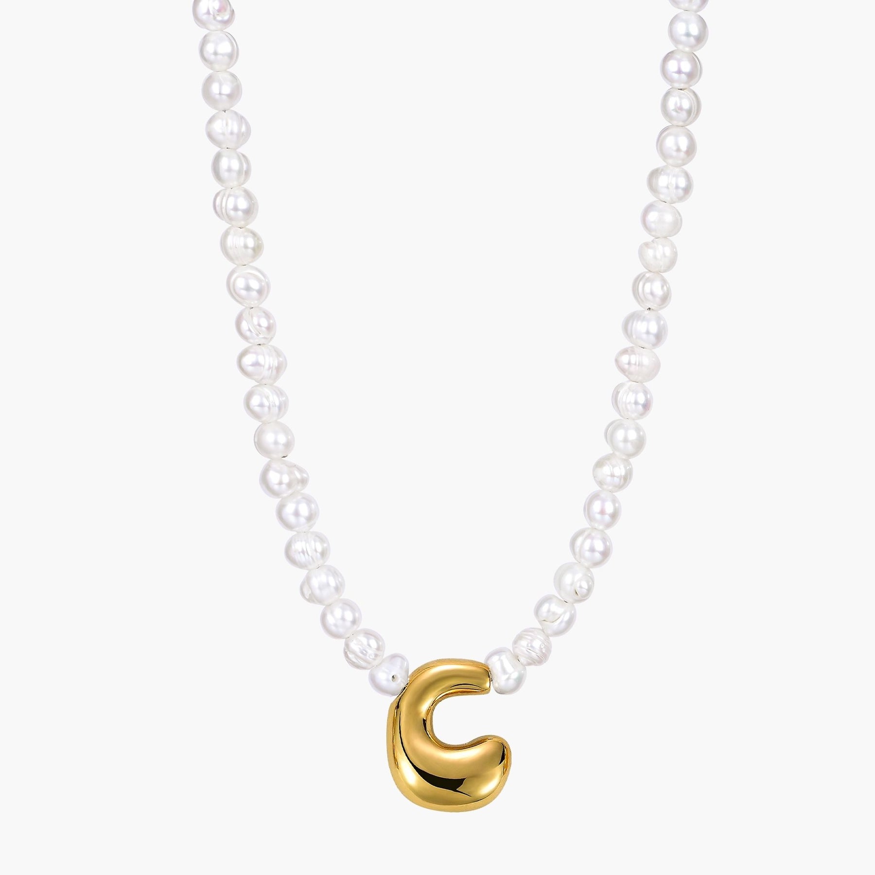 Collana Iniziale Pearl Bubble