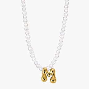 Collana Iniziale Pearl Bubble