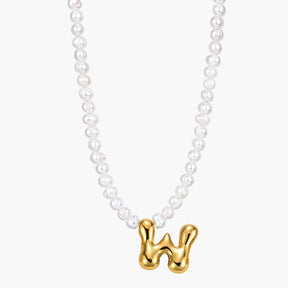 Collana Iniziale Pearl Bubble