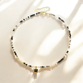 Collana Girocollo in Cristallo Glamour Monocromatico