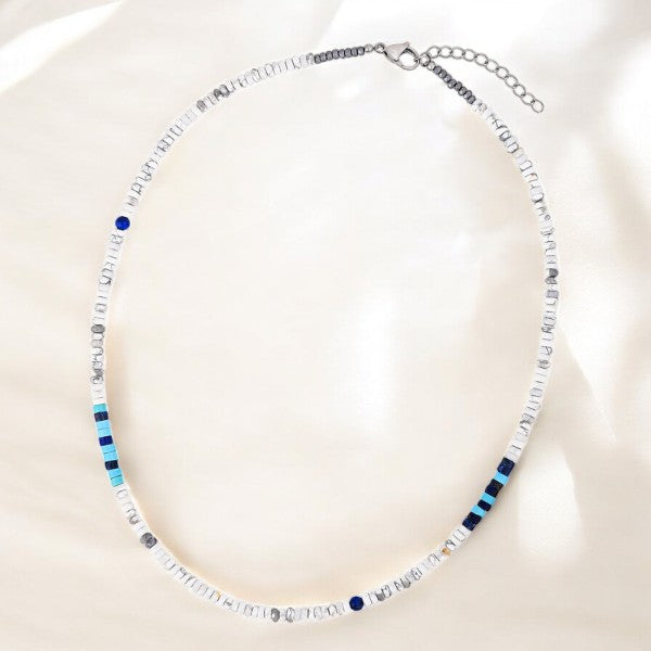 Collana Ocean in Ematite da Uomo
