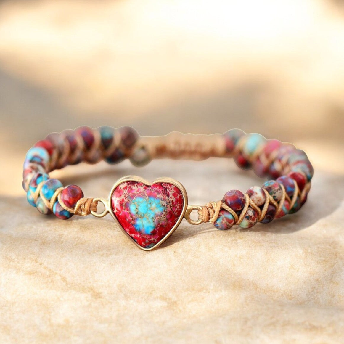Bracciale dell'amicizia cuore passione