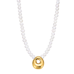 Collana Iniziale Pearl Bubble