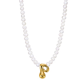 Collana Iniziale Pearl Bubble