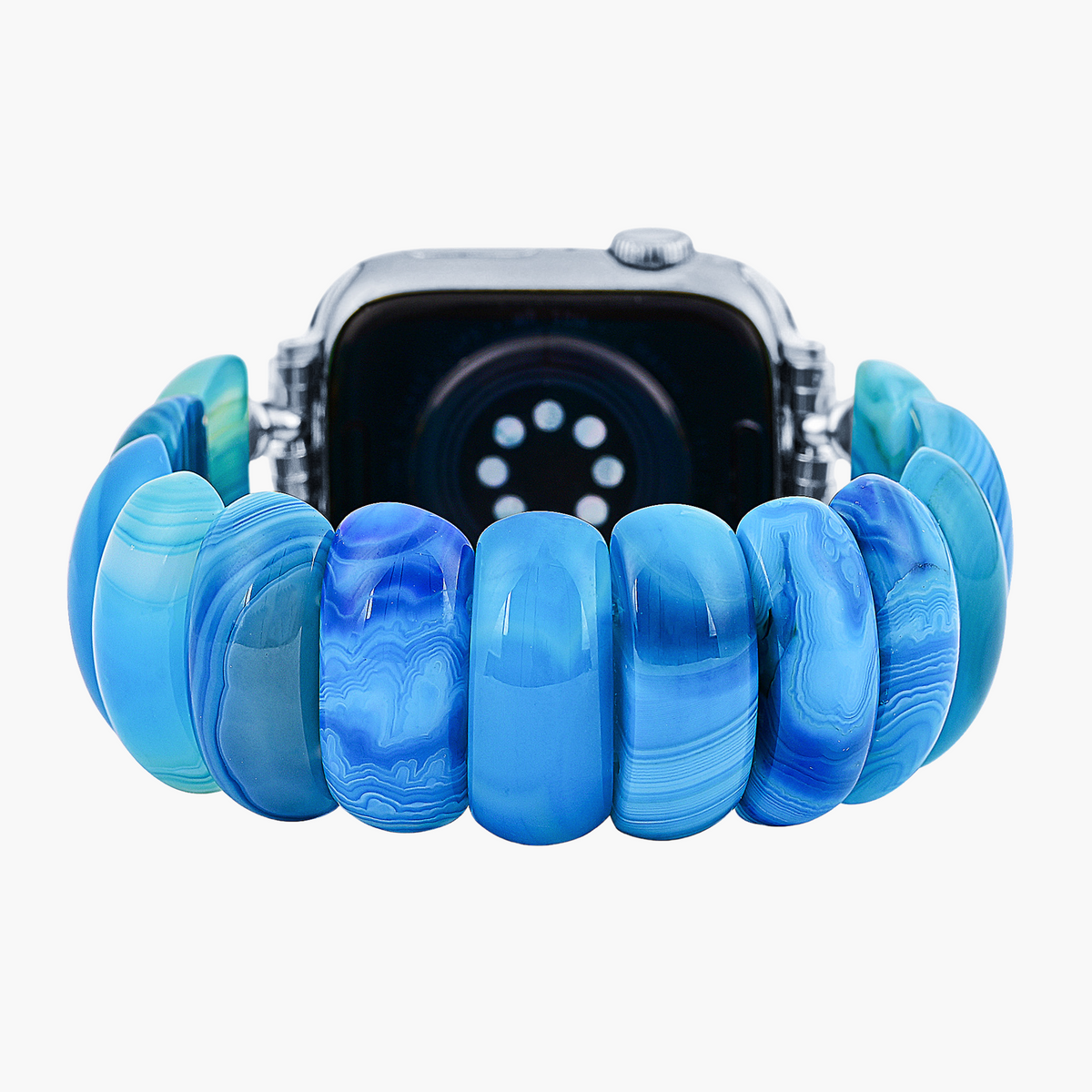 Cinturino elasticizzato Ocean Essence Agate per Apple Watch