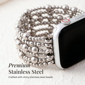 Cinturino Platinum Demure Stretch per Apple Watch