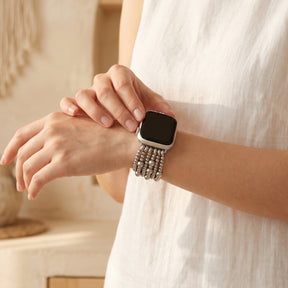 Cinturino Platinum Demure Stretch per Apple Watch