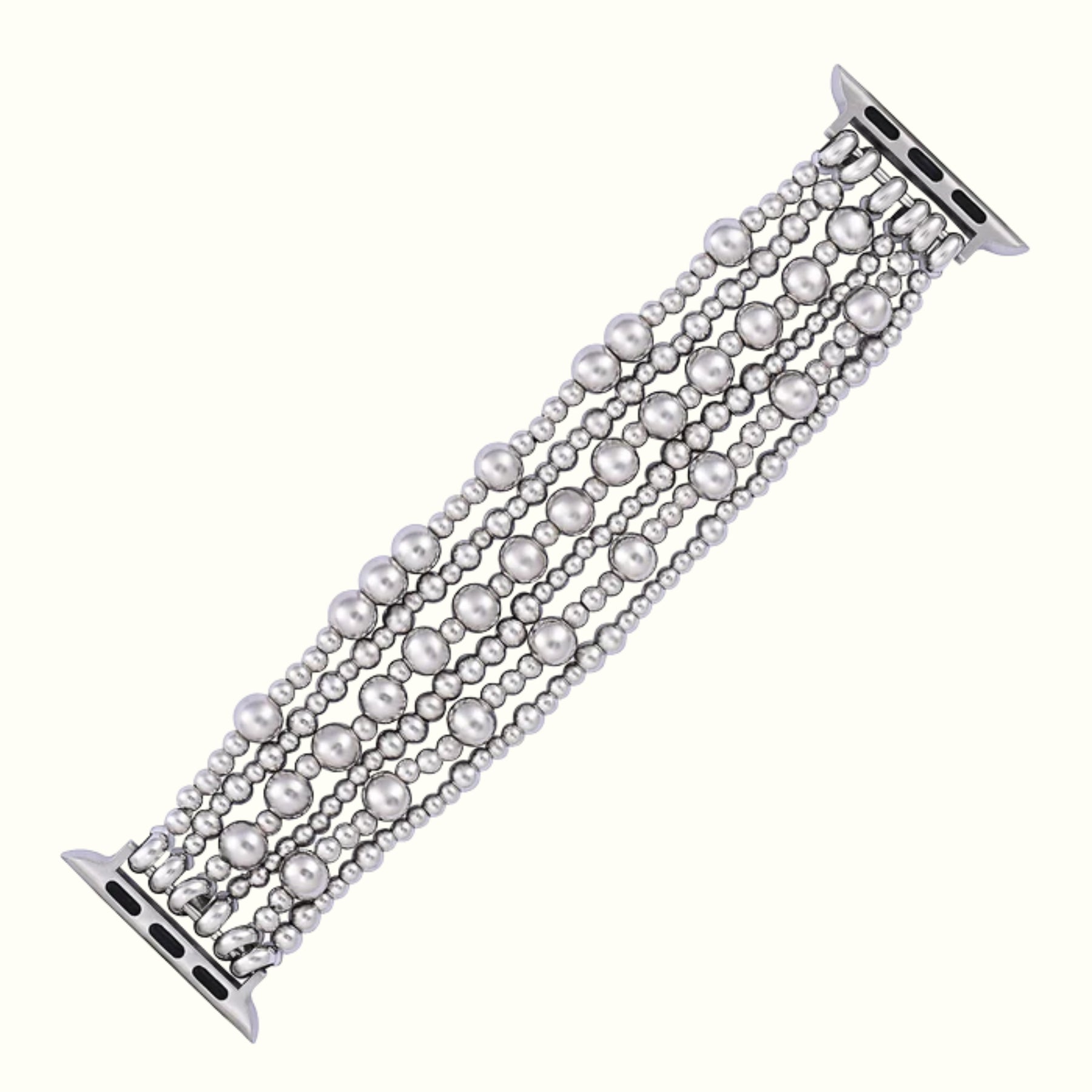 Cinturino Platinum Demure Stretch per Apple Watch