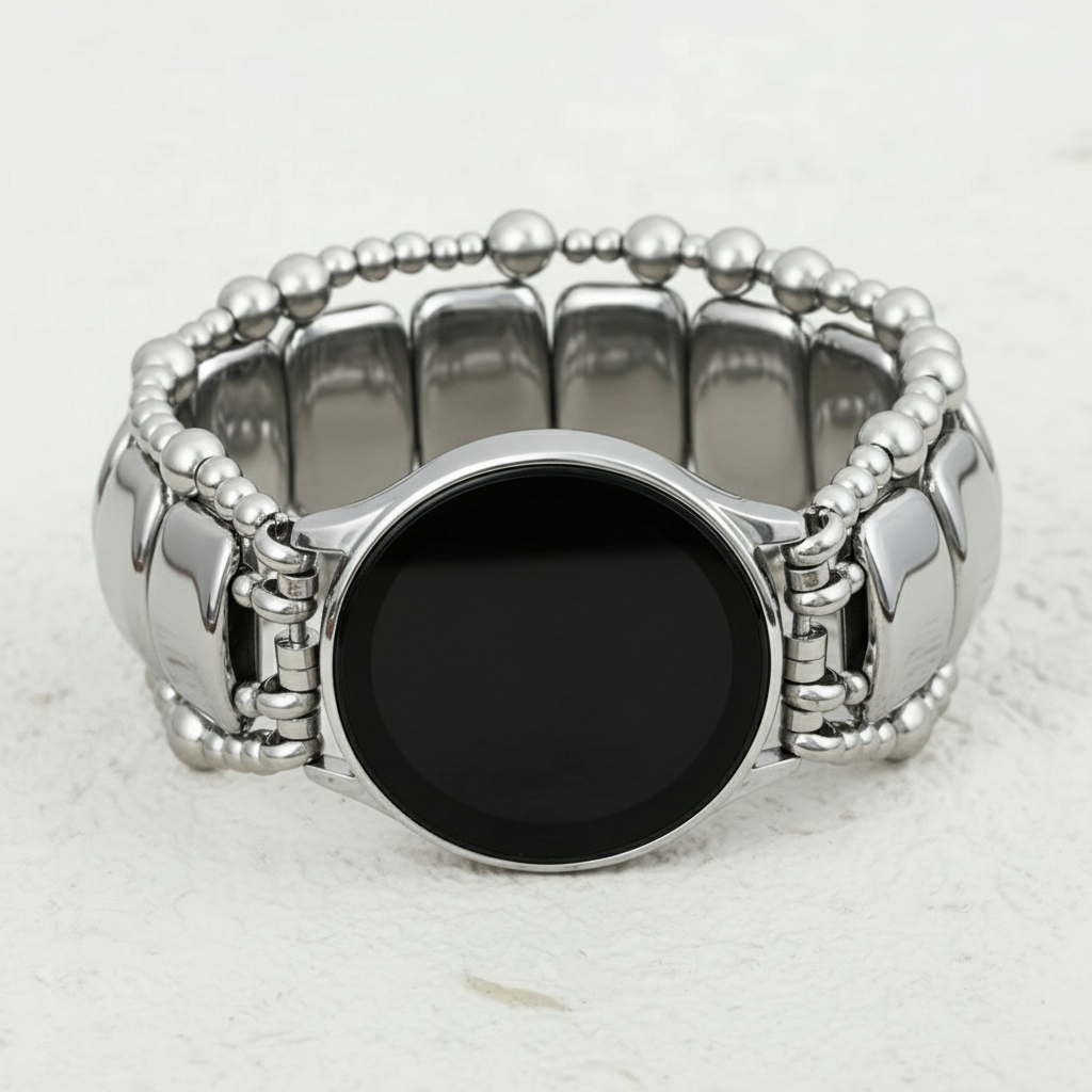 Cinturino Elasticizzato Platinum Noir per Samsung Galaxy Watch