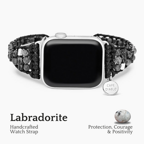 Cinturino per orologio Apple attivo in labradorite da uomo
