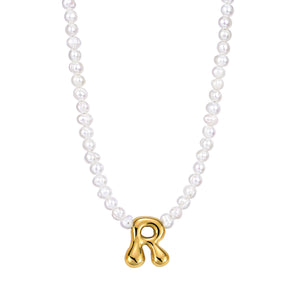 Collana Iniziale Pearl Bubble