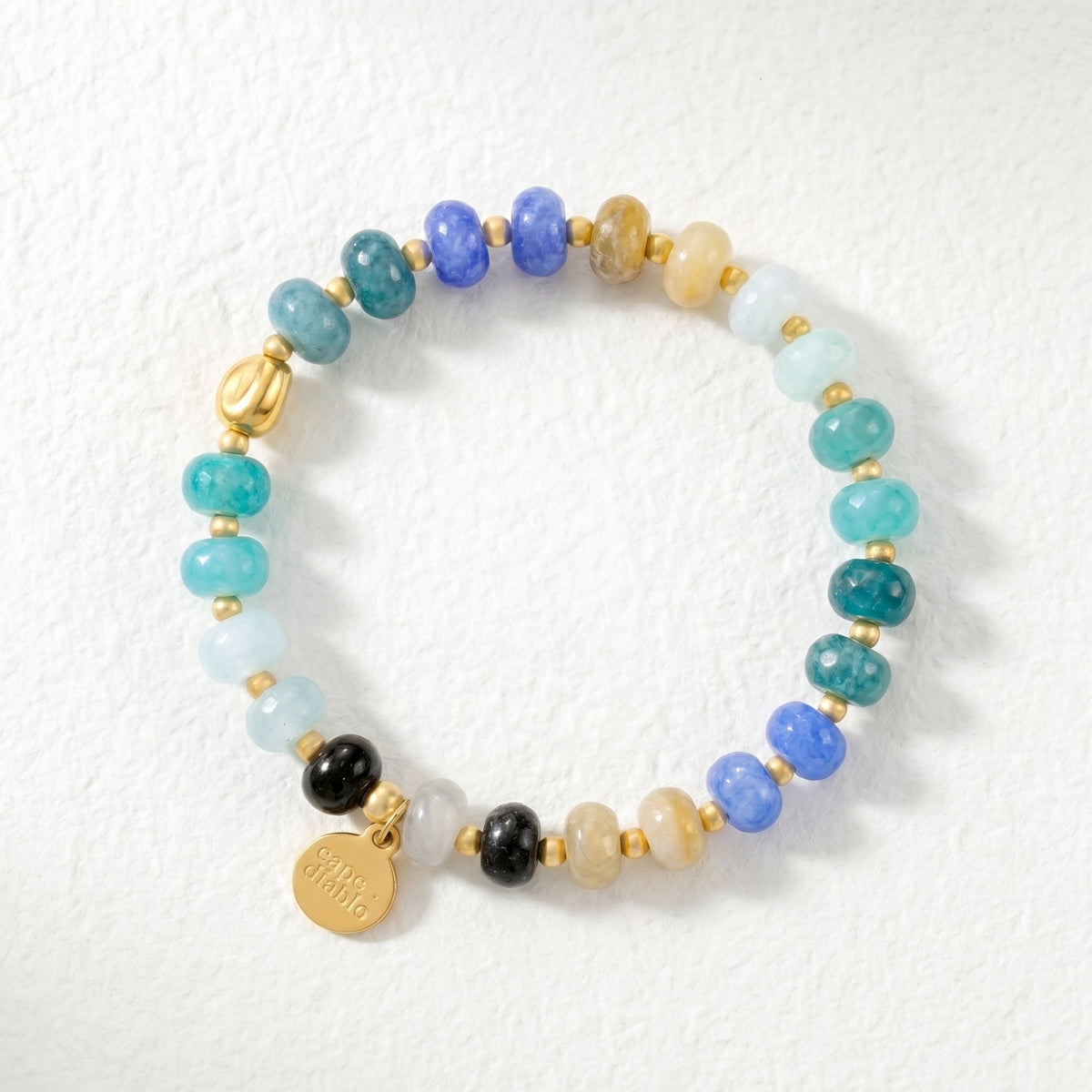 Bracciale Armonia in Giada Azzurra