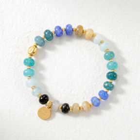 Bracciale Armonia in Giada Azzurra