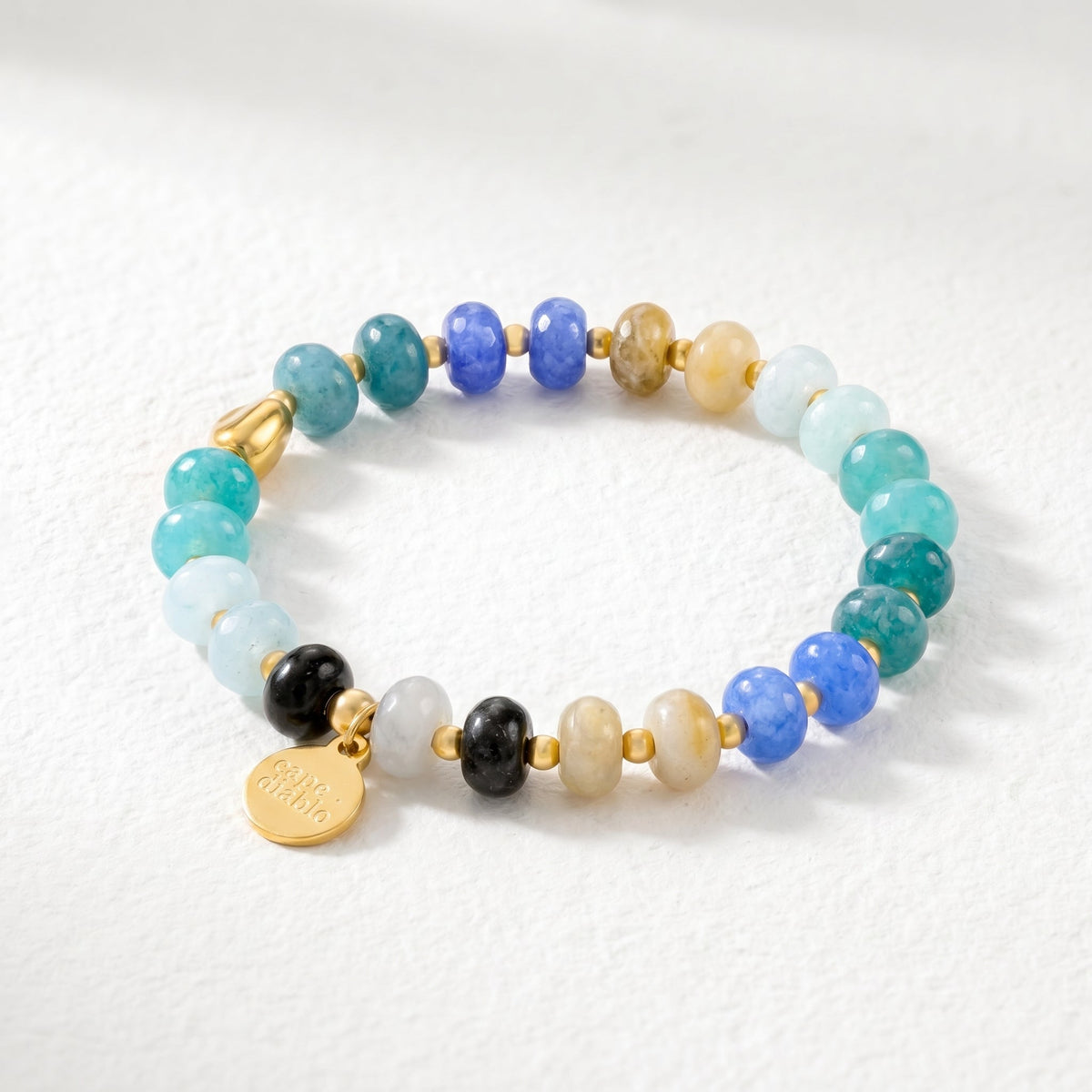 Bracciale Armonia in Giada Azzurra