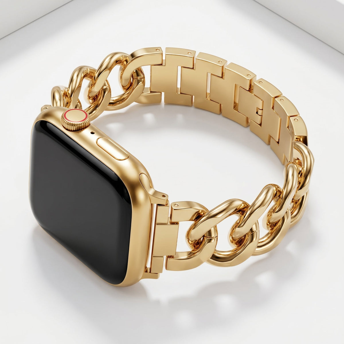 Cinturino di lusso intrecciato in oro per Apple Watch