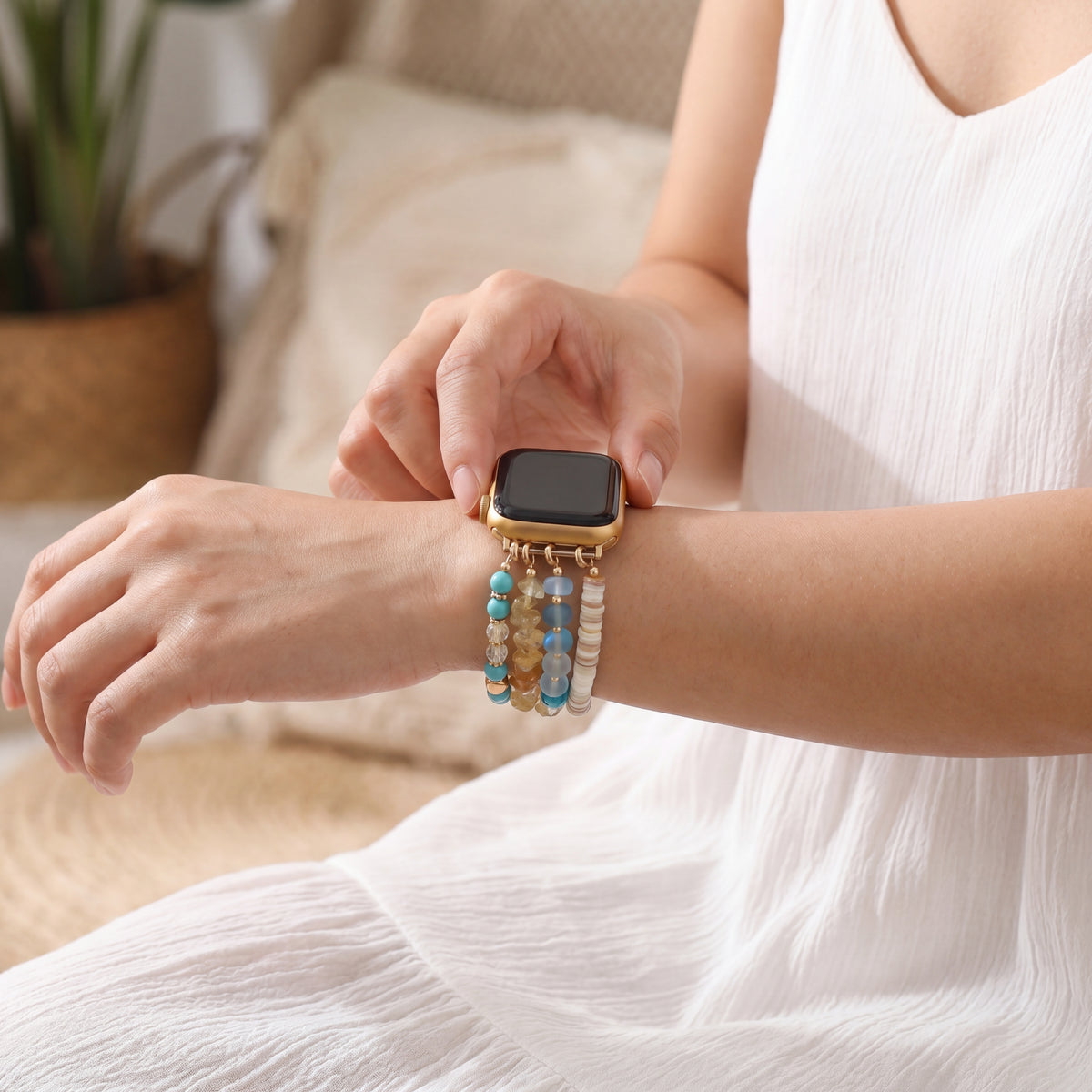 Cinturino Apple Watch Seaside Glow Stretch