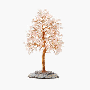 Albero della vita in quarzo rosa