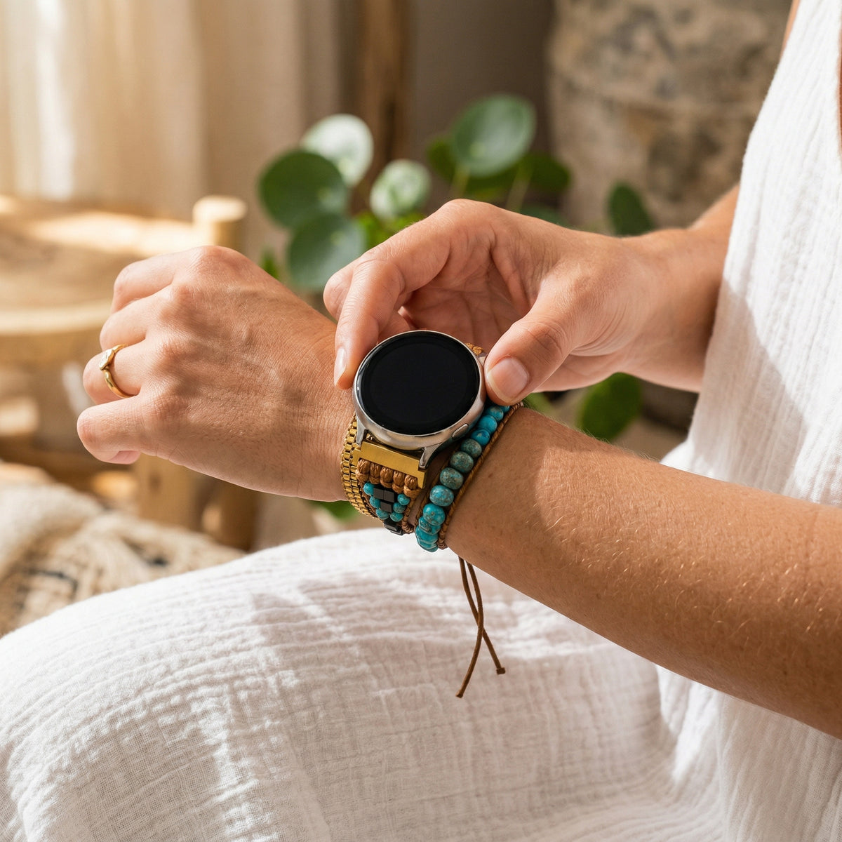 Cinturino Samsung Galaxy Watch Energia Calmante Turchese