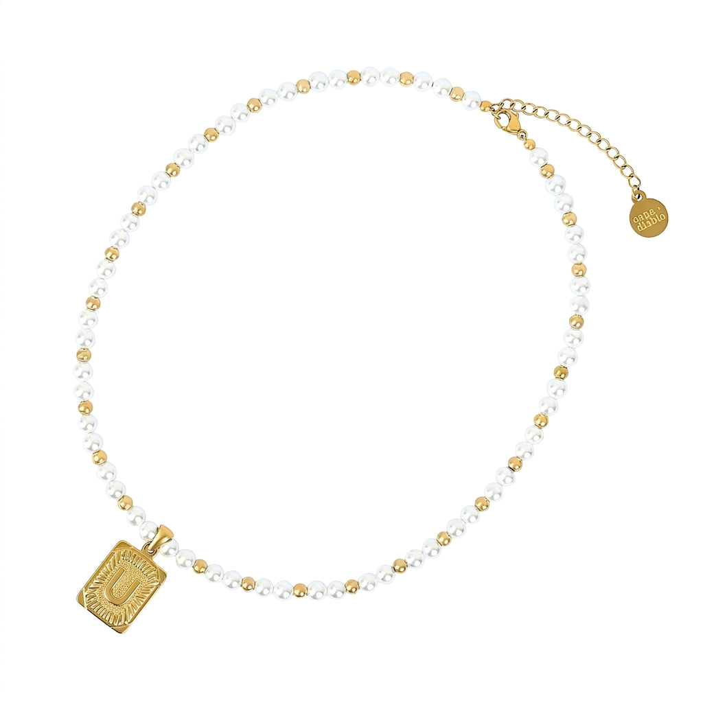 Collana con iniziali Southern Charm