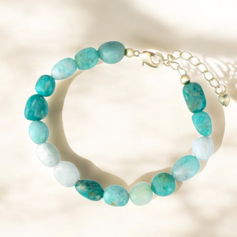 Bracciale in Amazzonite Marittima