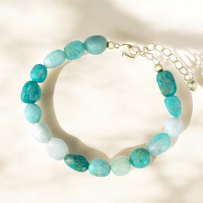 Bracciale in Amazzonite Marittima