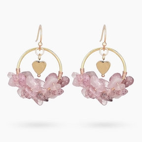 Orecchini con Pietre d'Amore di San Valentino