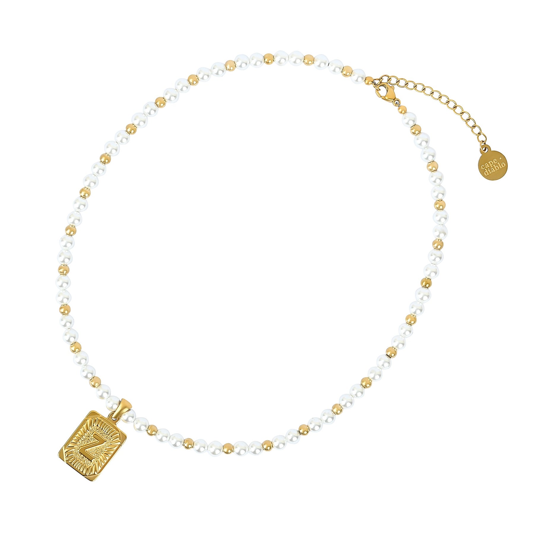 Collana con iniziali Southern Charm