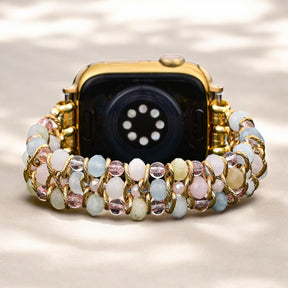 Cinturino intrecciato elasticizzato Golden Dawn per Apple Watch