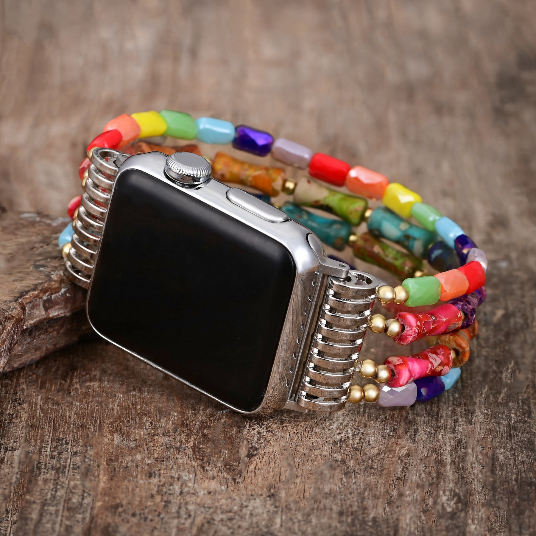 Cinturino Apple Watch elasticizzato Lotus Chakra