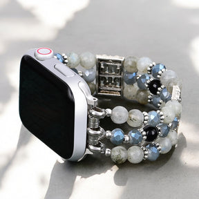 Cinturino Apple Watch in Labradorite Indigo Artigianale