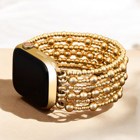 Cinturino elastico Demure dorato per Apple Watch