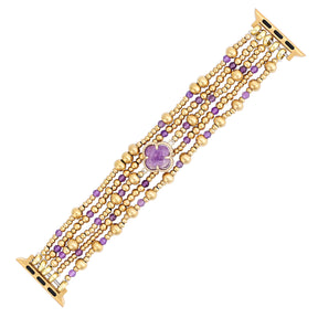 Imperial Amethyst Protection Stretch Apple Watch Strap