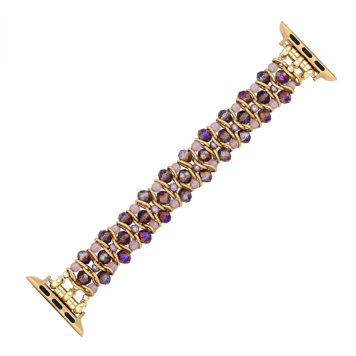 Cinturino intrecciato Golden Serenity Gem per Apple Watch
