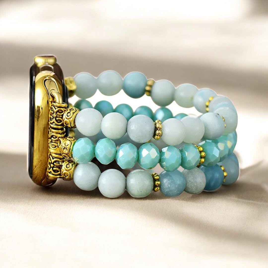 Cinturino per Apple Watch elasticizzato Amazonite Bliss