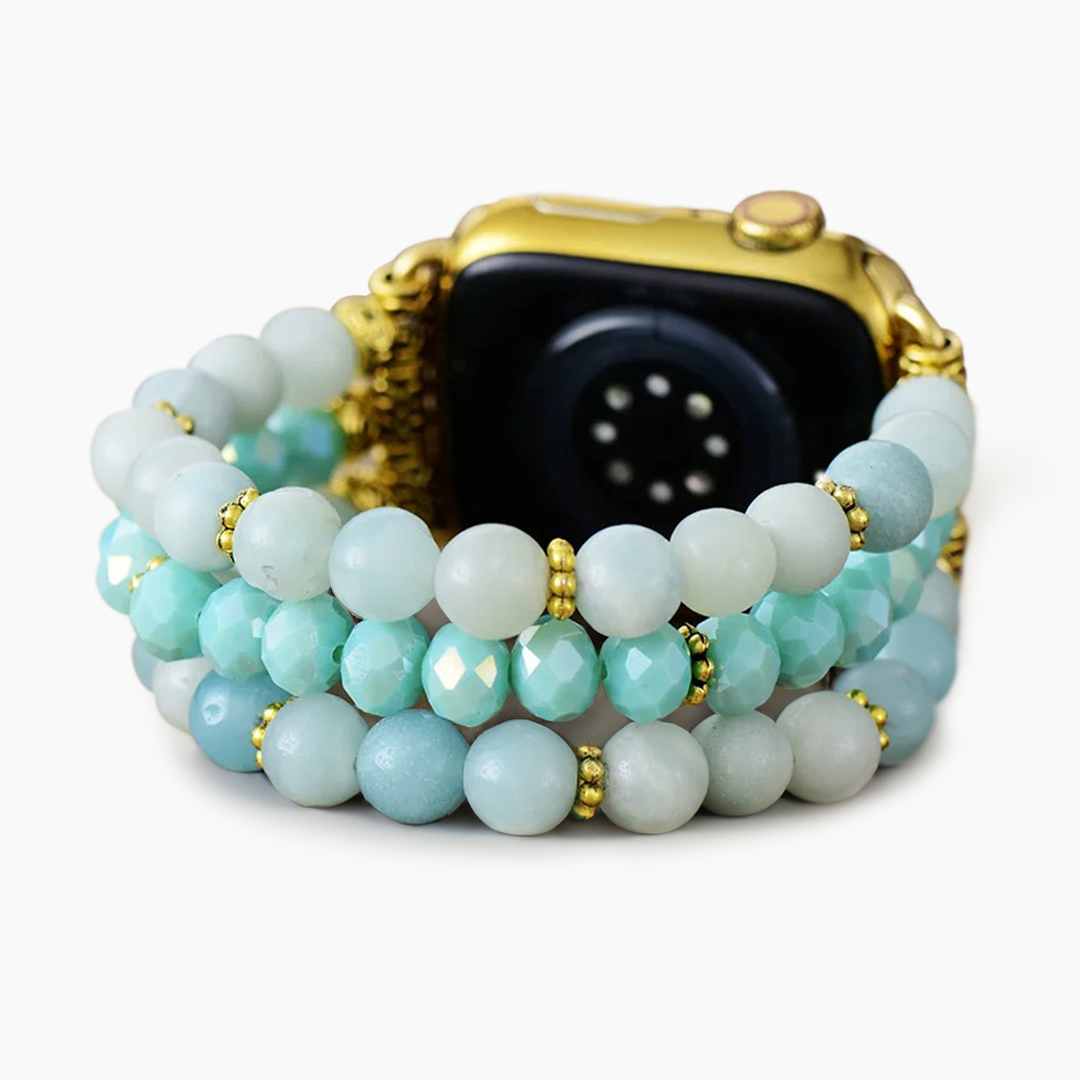 Cinturino per Apple Watch elasticizzato Amazonite Bliss