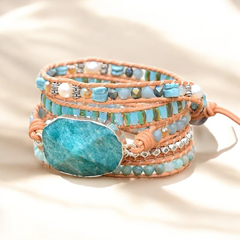 Bracciale avvolgente Amazonite Heaven on Earth