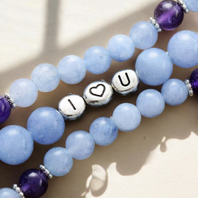 Cinturino Apple Watch Aquamarine Love Stretch