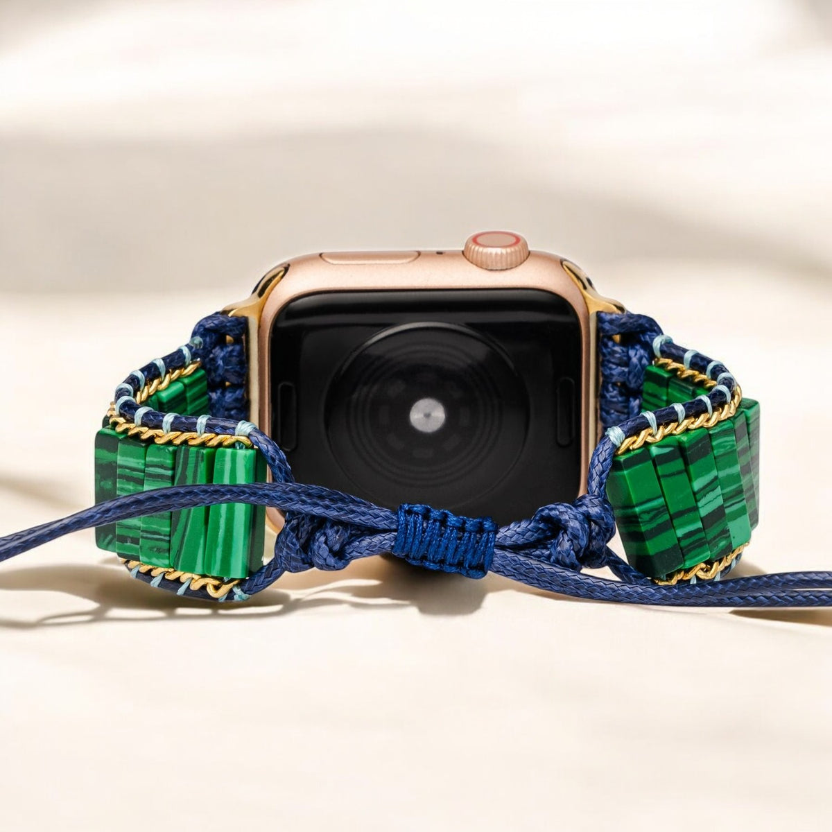 Cinturino per orologio in malachite arcana