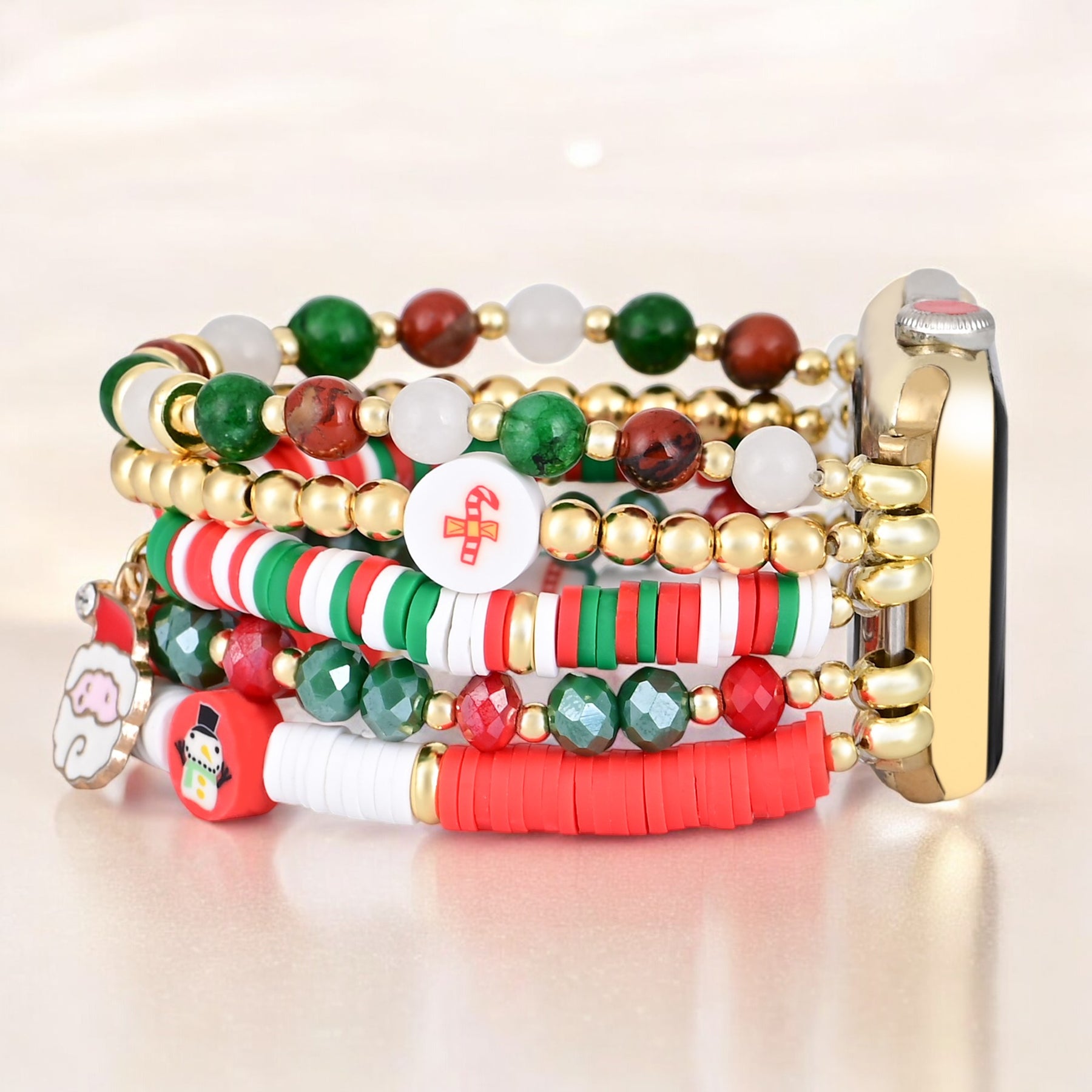 Cinturino Santa Sparkle Stretch per Apple Watch