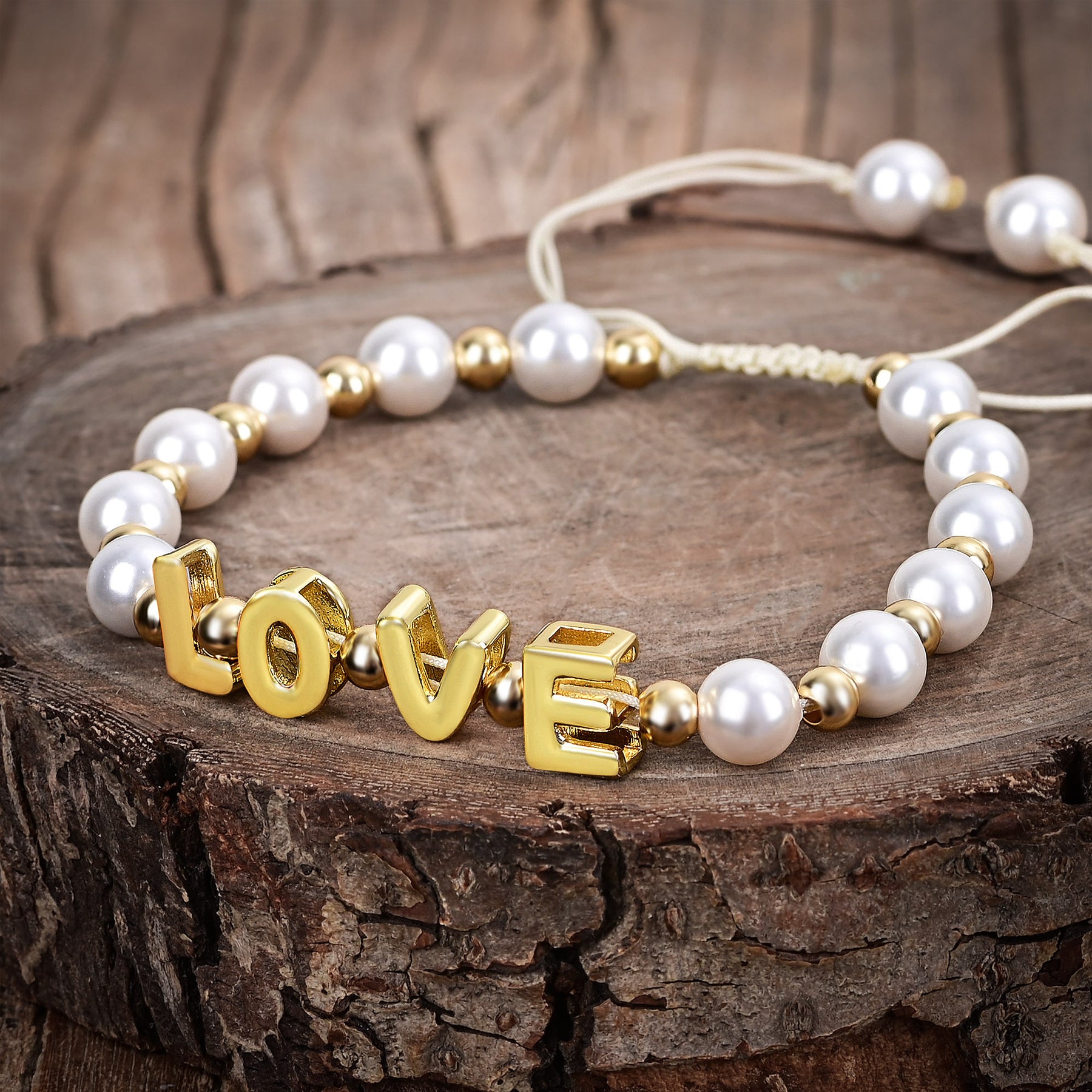 Braccialetto Pearl Radiance Love