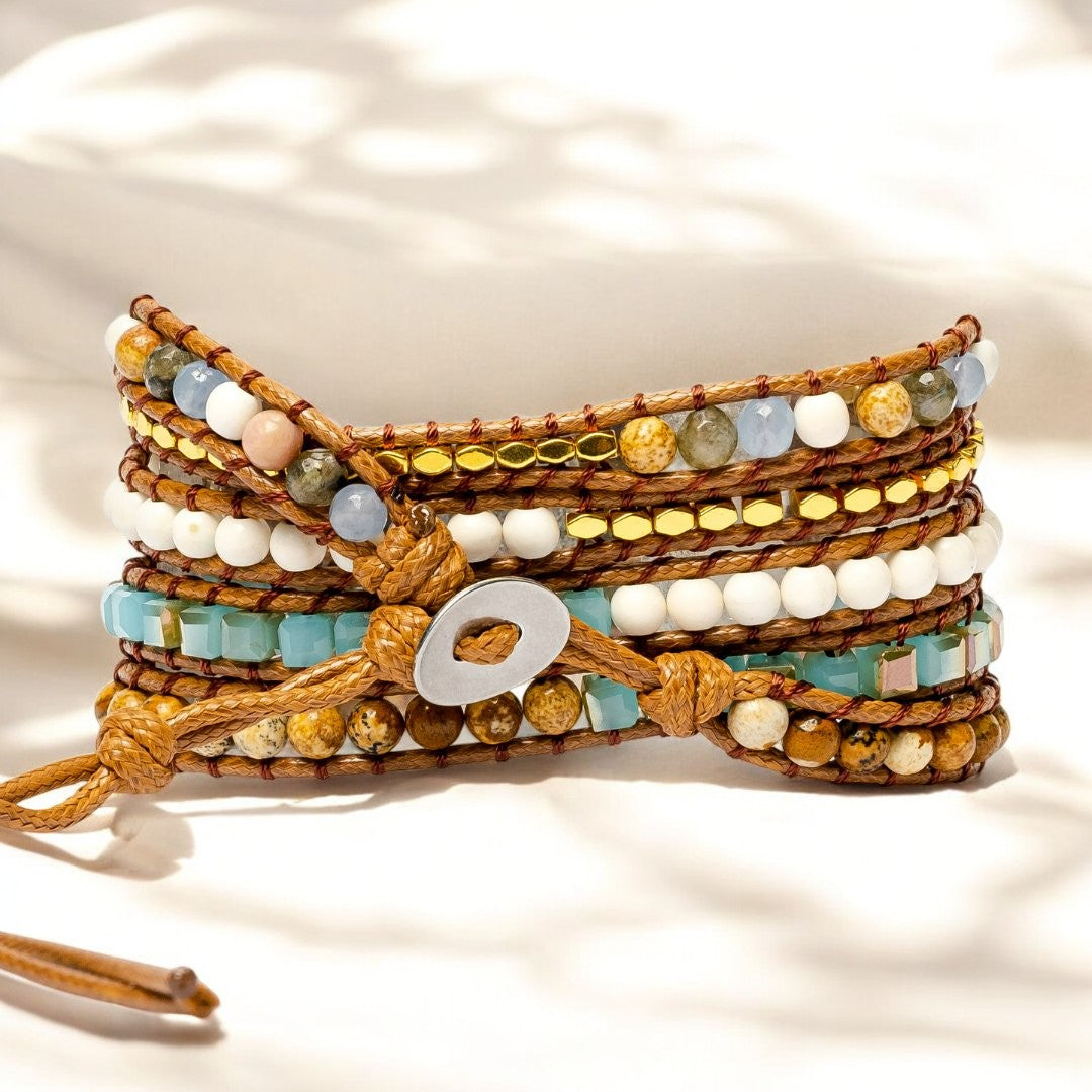 Cinturino Apple Watch in Giada Terra Blu