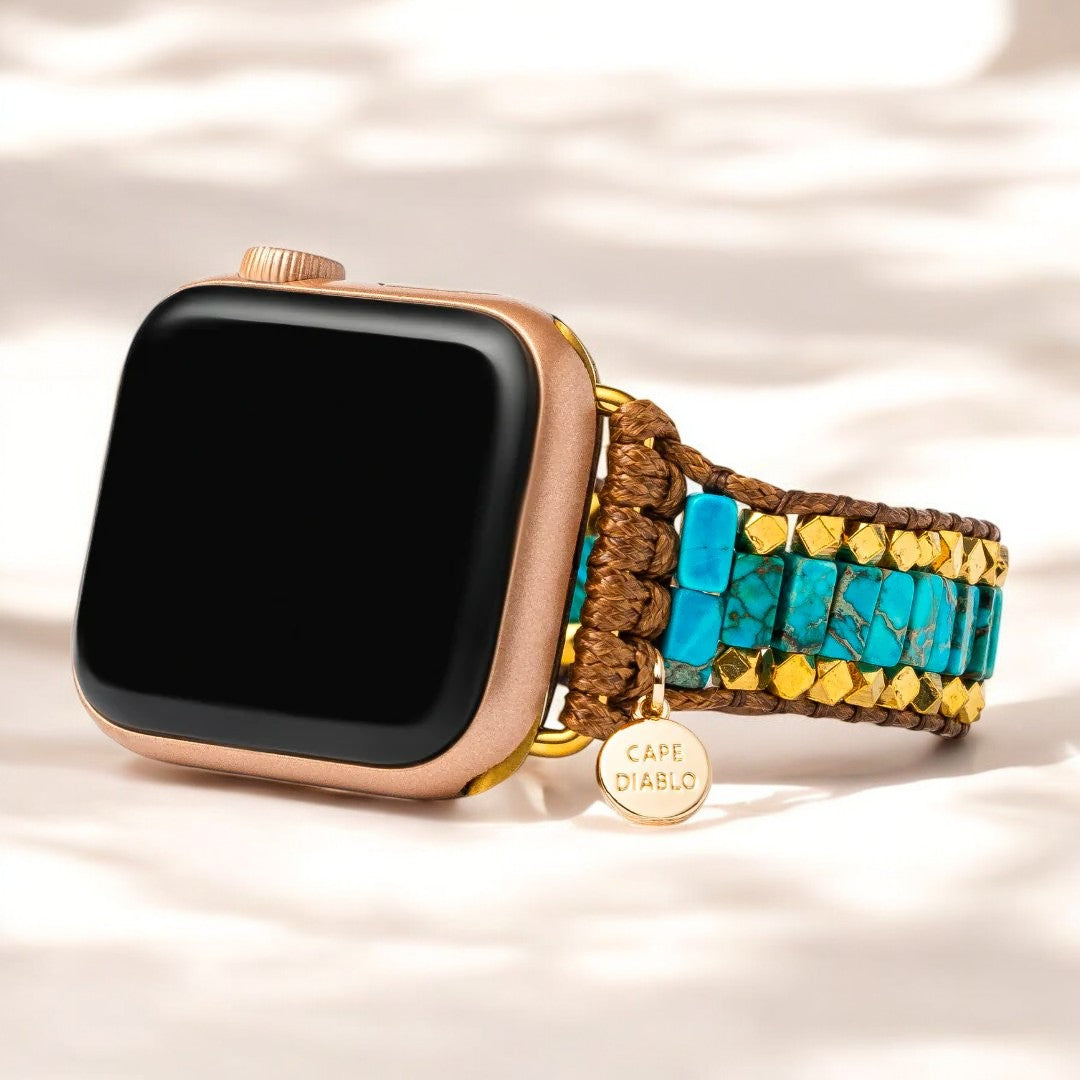 Cinturino Apple Watch in Turchese Intenso