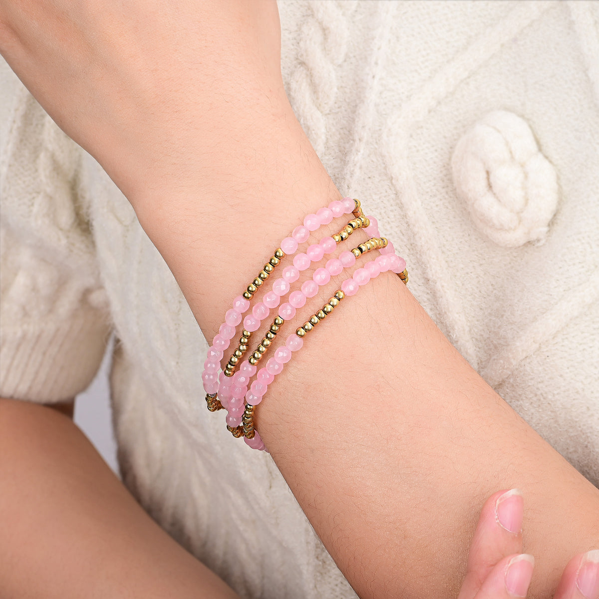 Bracciale di protezione dell'amore con amazzonite