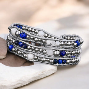 Bracciale Avvolgente Protettivo Celestial Lapis