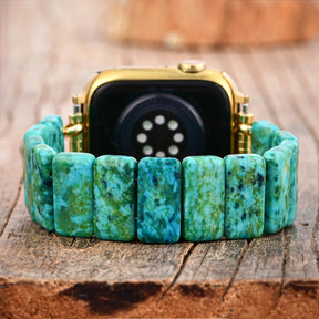 Cinturino Intrecciato Apple Watch in Amazonite Dream