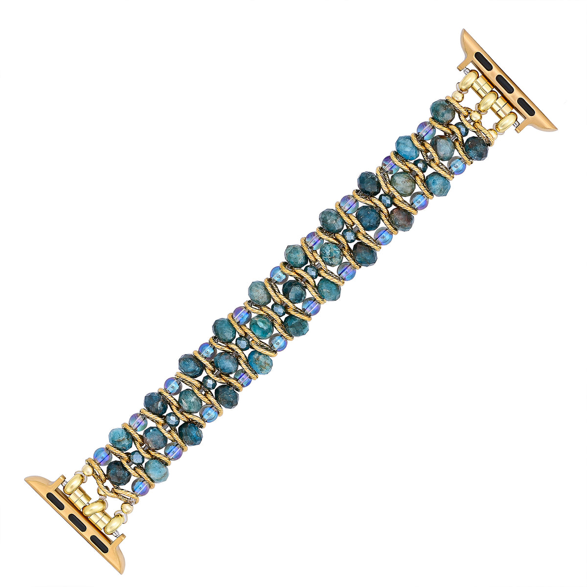 Cinturino intrecciato elasticizzato Crystal Shores per Apple Watch