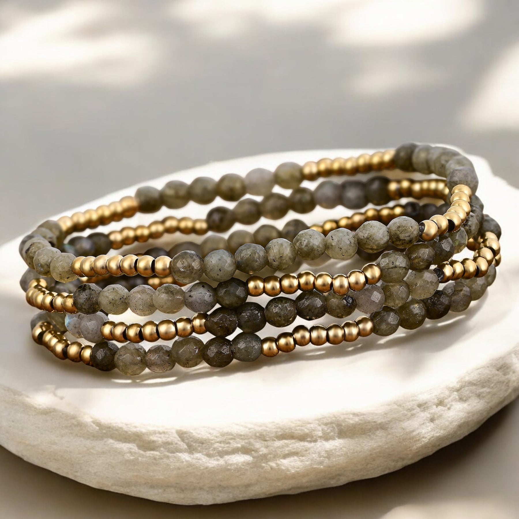 Set di Bracciali Magici in Labradorite