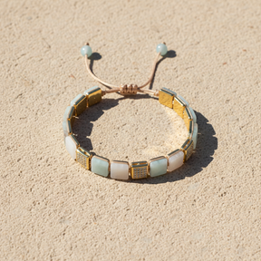 Braccialetto da uomo in amazzonite